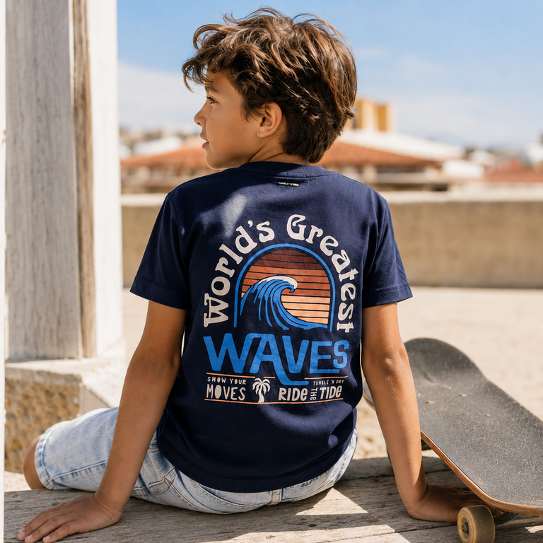 T-shirt Bondi Beach backprint (parisian night)