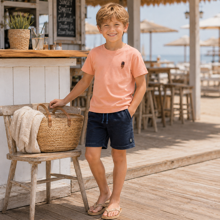 T-shirt Airlie Beach (fresh salmon)