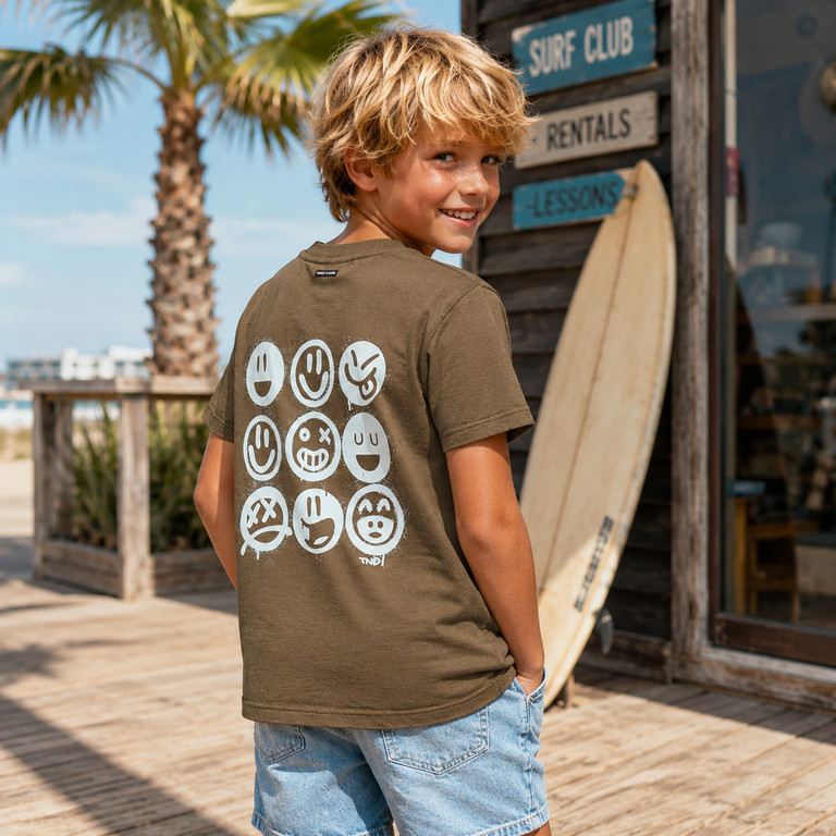 T-shirt Surface backprint (military olive)