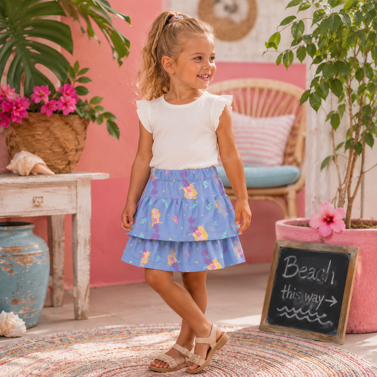 Rokje Vigga (chambray blue)