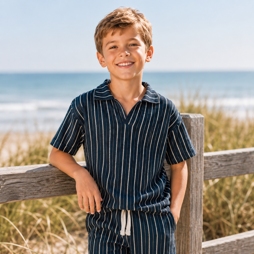 Tweedelige set (navy)