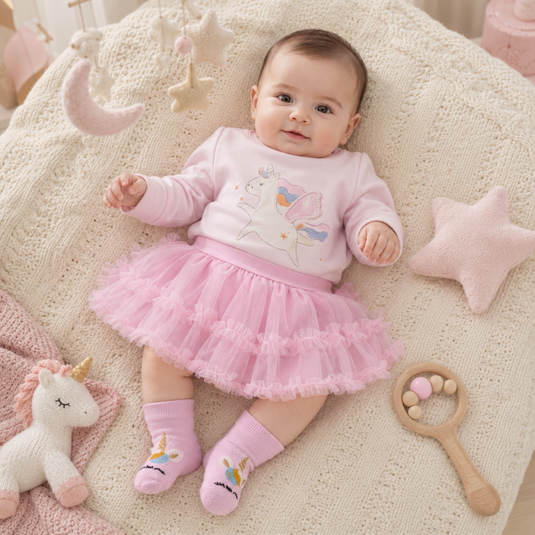 Rokje tulle (pastel lavender)