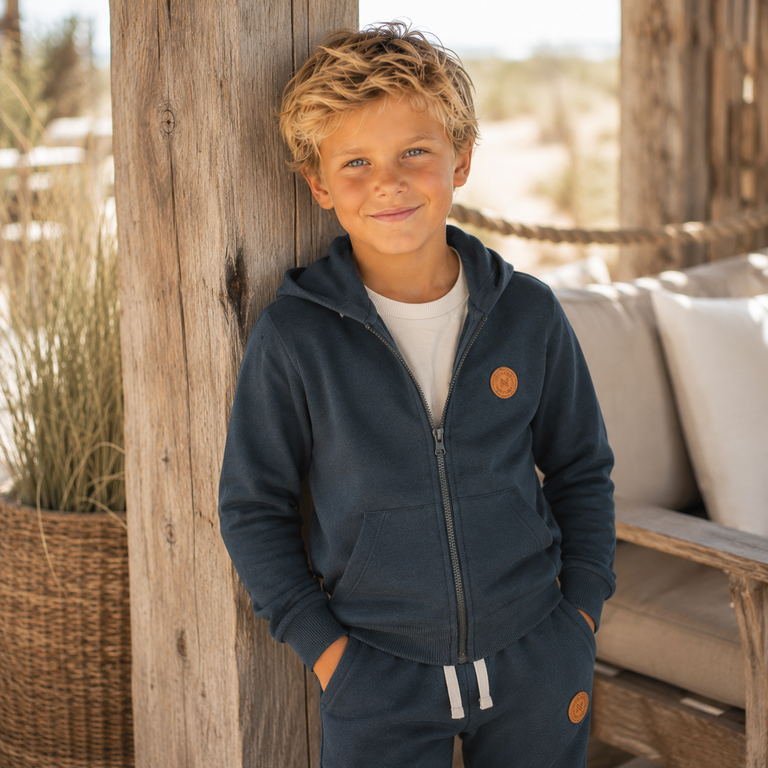 Vest hoodie (navy)