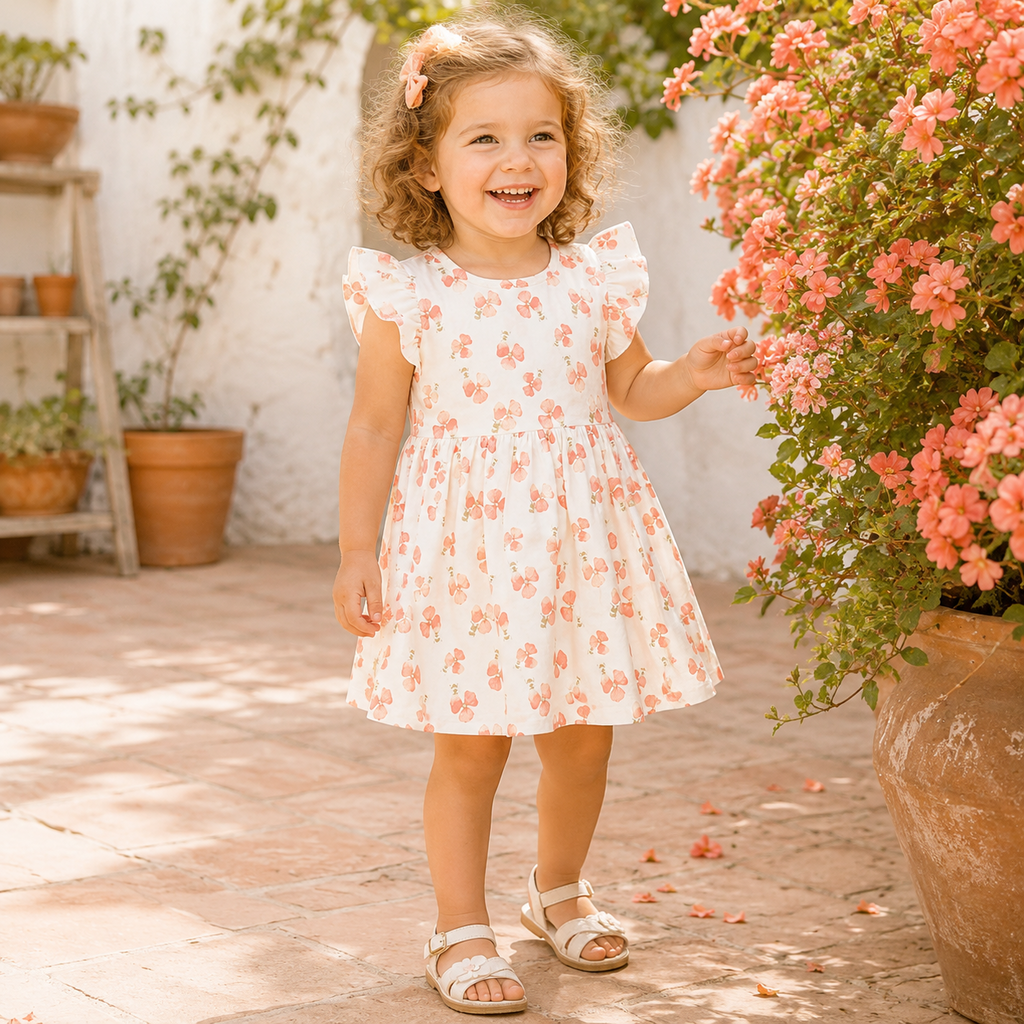 Twee zomer jurkjes (peach)