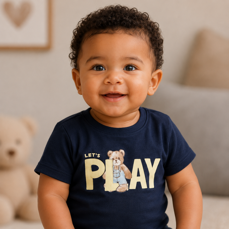 T-shirt Door (navy blazer)