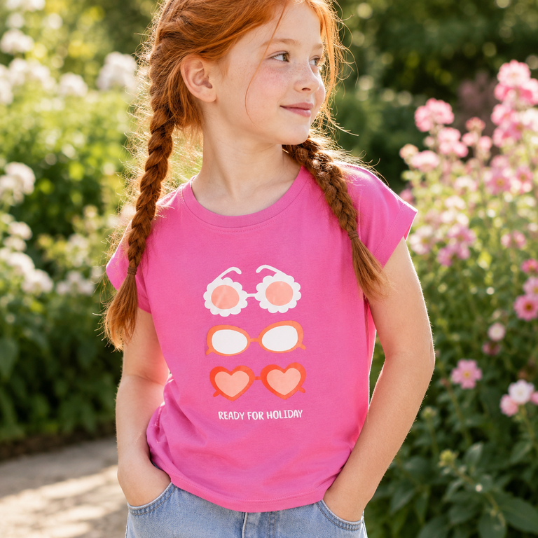 T-shirt Vigea (strawberry moon sunglasses)