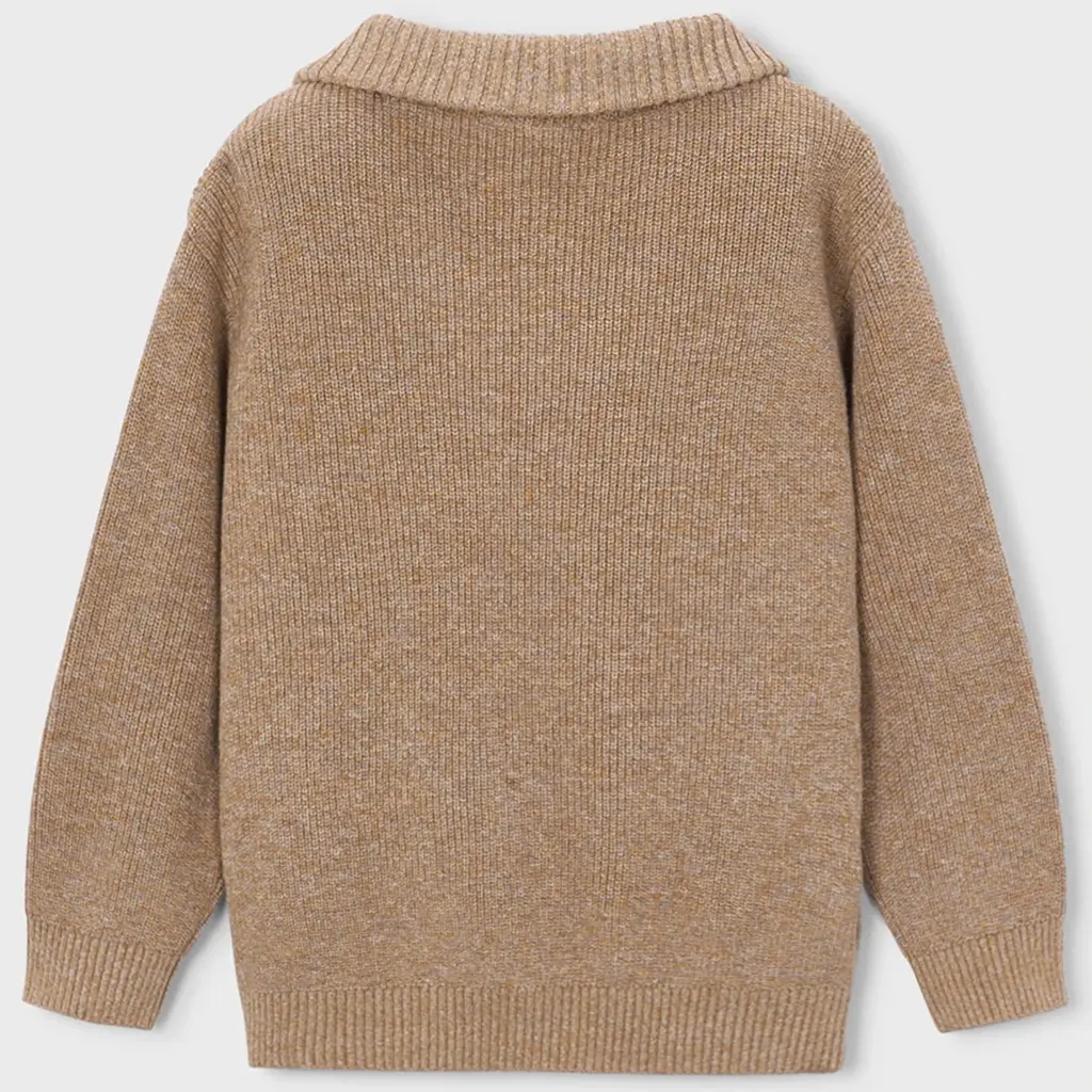 Gebreide schipperstrui (brown)