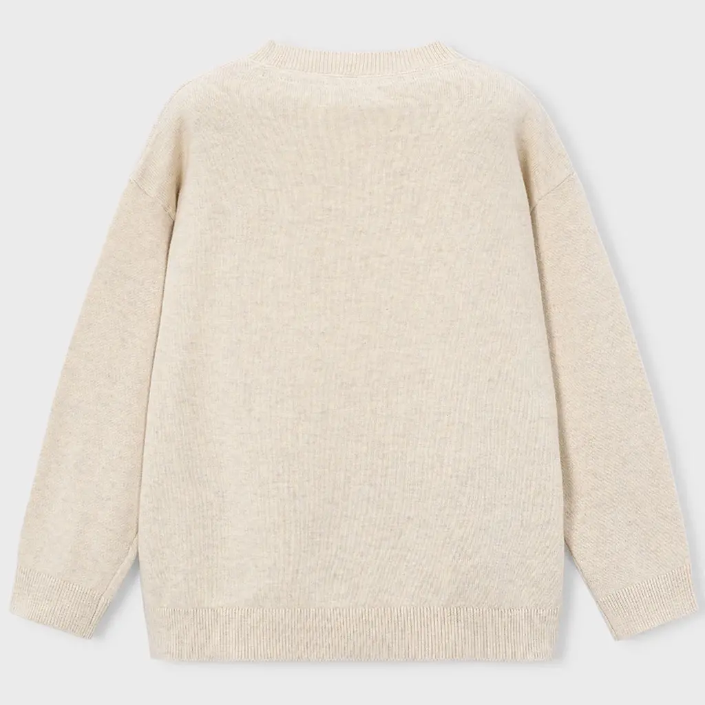 Trui quilted (h. stone)