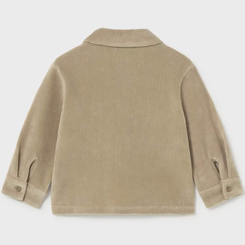 Zacht jasje/overshirt corduroy (hazelnut)