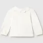 Mayoral Longsleeve polo met sierkraag (nat-champa)