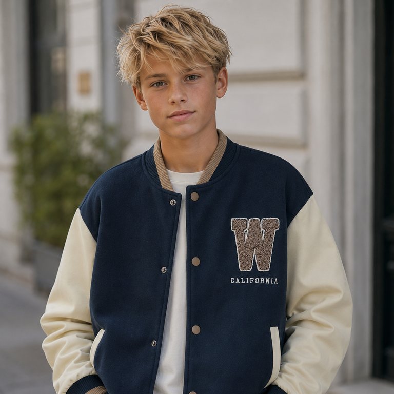 Zomerjas bomber Mikado (navy blazer)