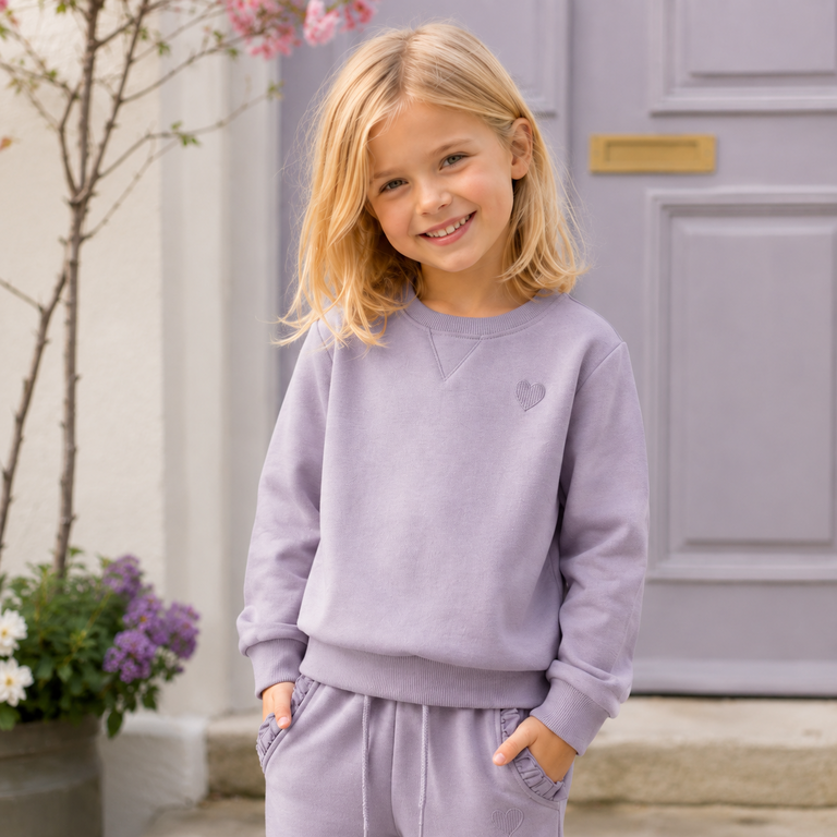 Trui sweat Vima (lavender gray)