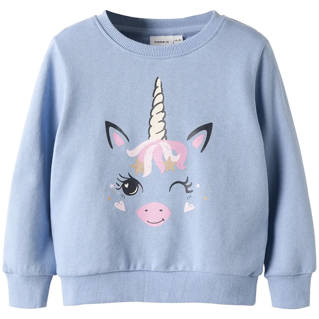 Trui sweat Kristine (endless sky unicorn)