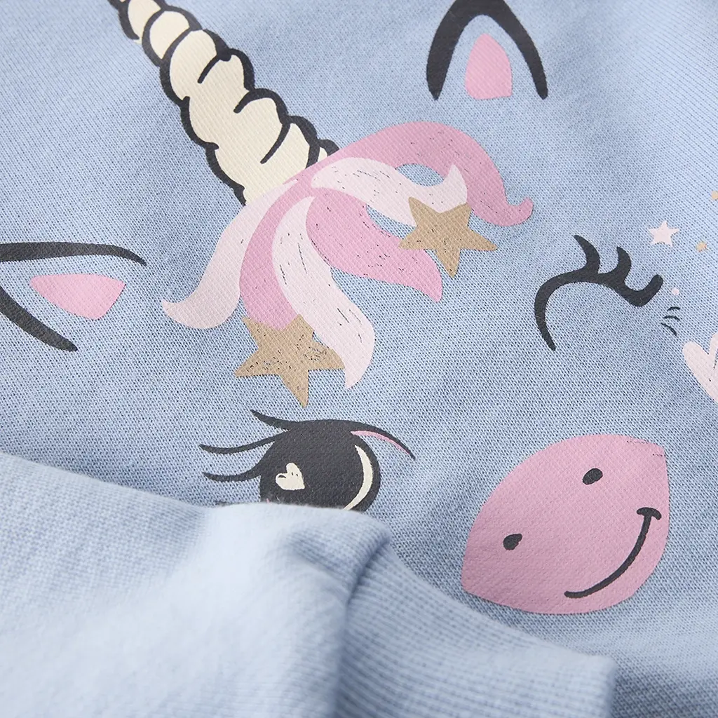Trui sweat Kristine (endless sky unicorn)