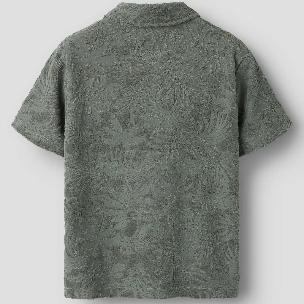 Polo badstof Fay (castor gray leaves)