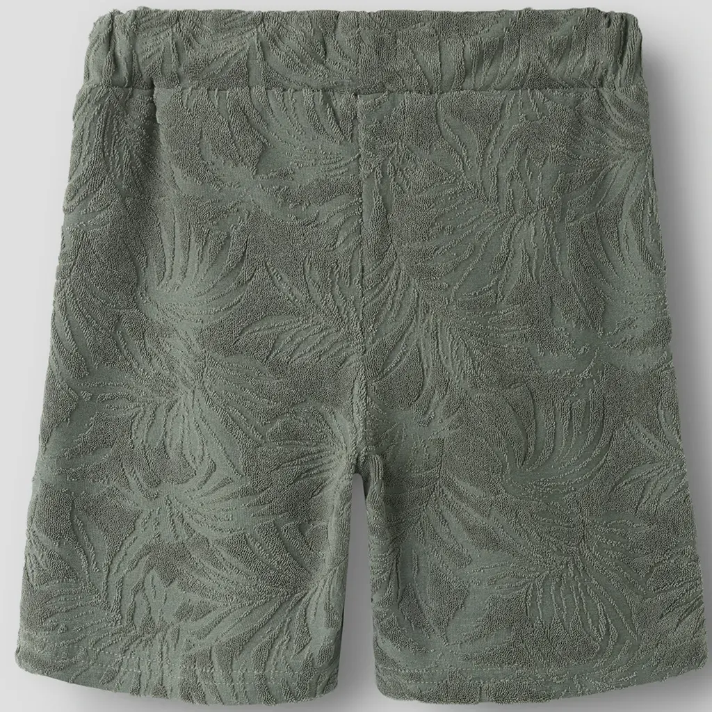 Korte broek badstof Fay (castor gray leaves)