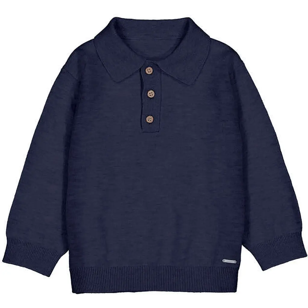 Gebreid polo truitje (blue)