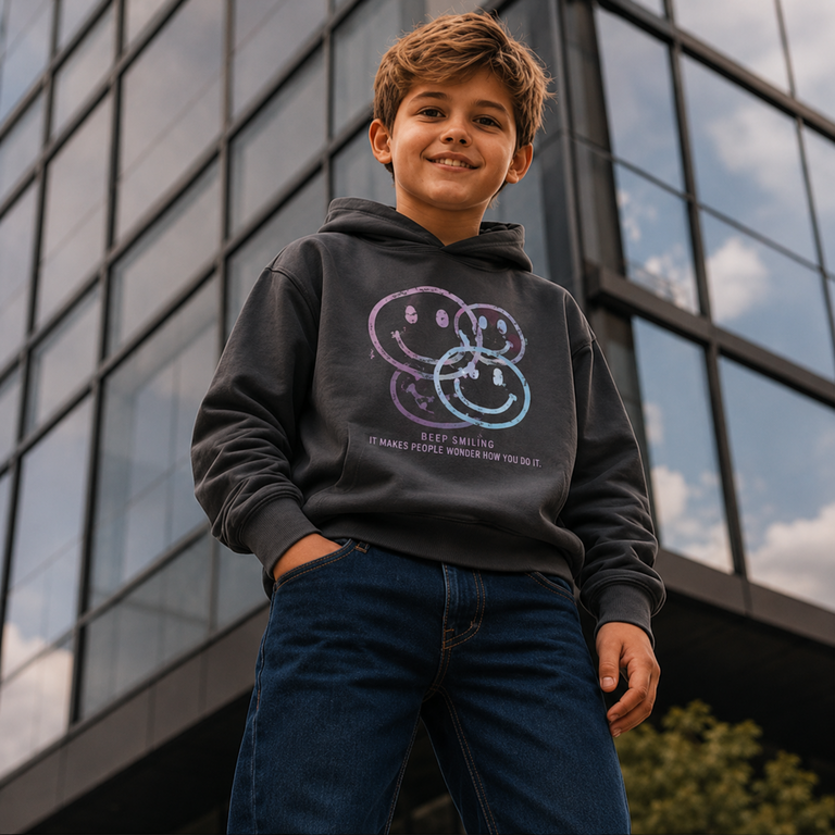Trui sweat Lucan (vintage indigo)