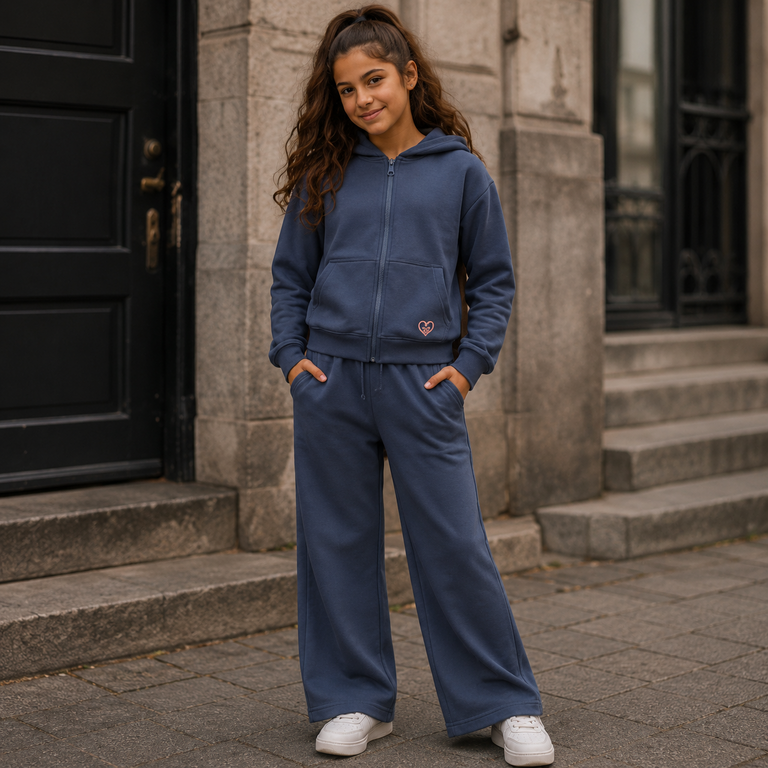 Joggingbroek WIDE FIT Lula (vintage indigo)