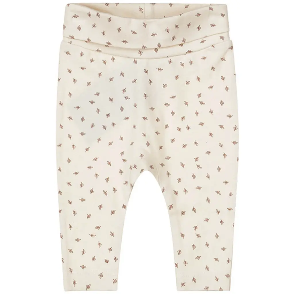 Broekje blaadjes (off-white)