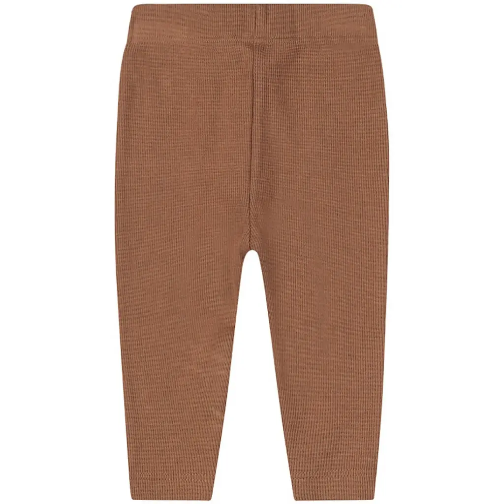 Joggingbroekje wafel (brown)