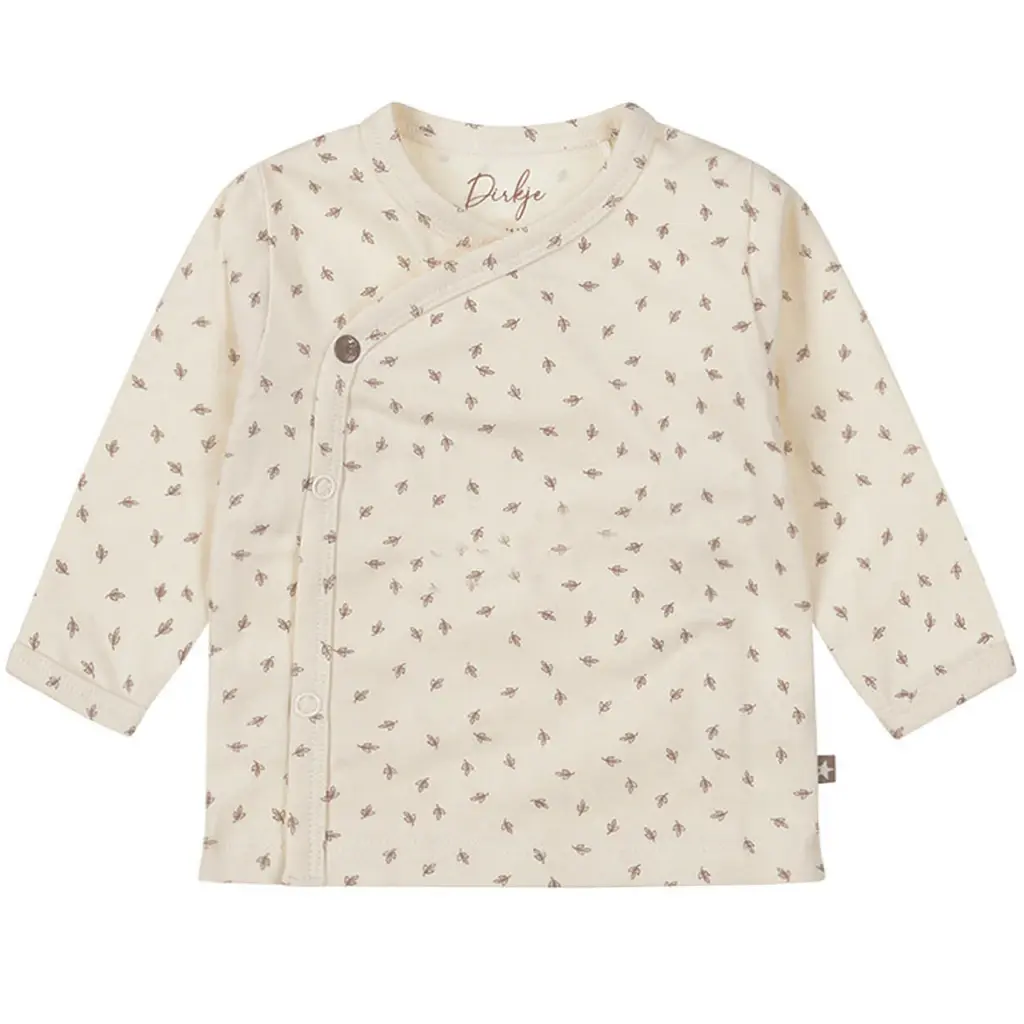 Longsleeve blaadjes  (off-white)