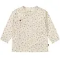 Dirkje Longsleeve blaadjes  (off-white)