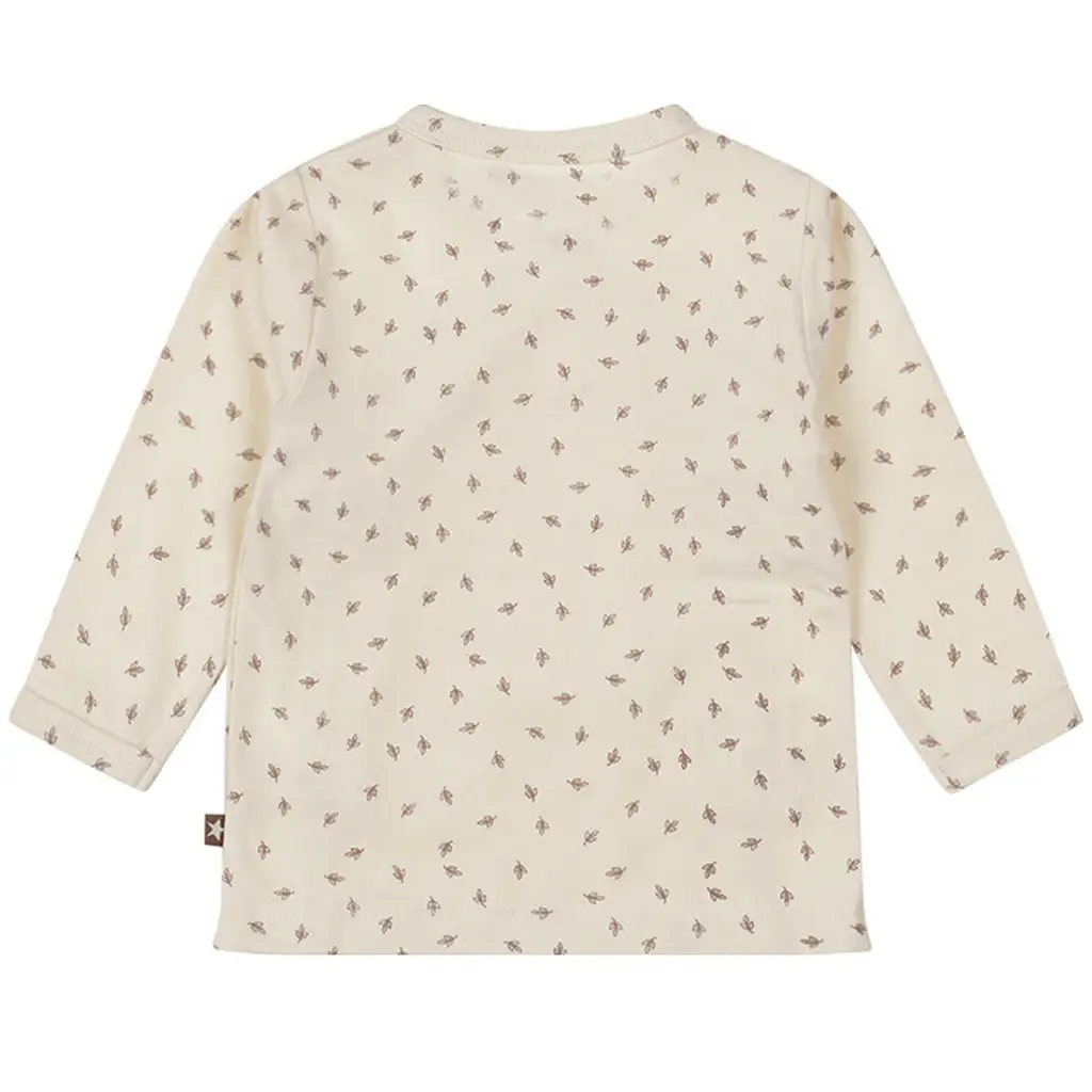 Longsleeve blaadjes  (off-white)