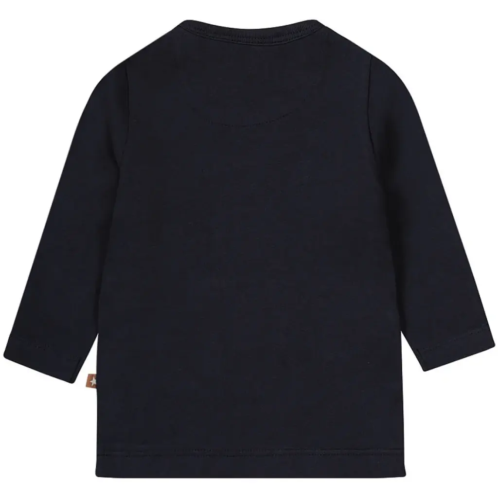 Longsleeve girafje (navy)