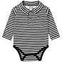 Dirkje Polo rompertje rib streepje  (navy)