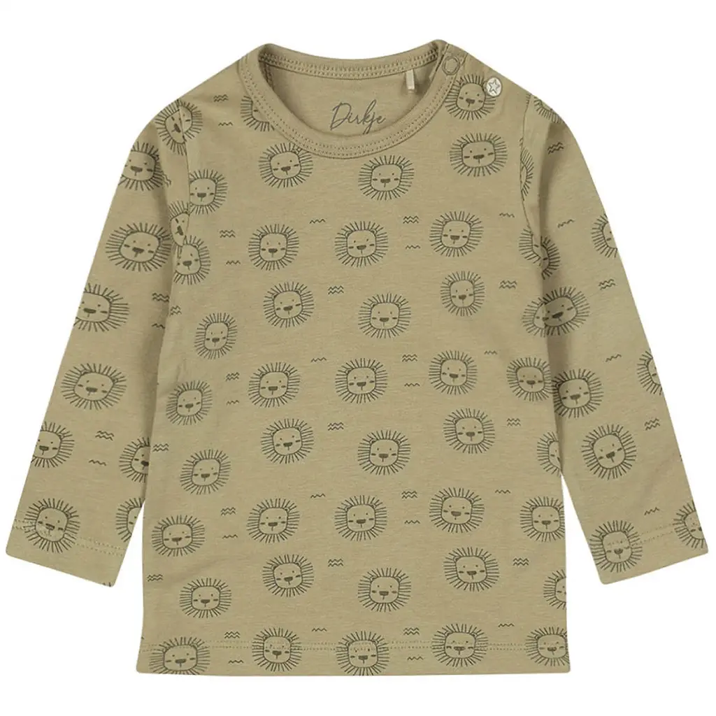Longsleeve tijgertjes (faded green)