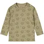 Dirkje Longsleeve tijgertjes (faded green)