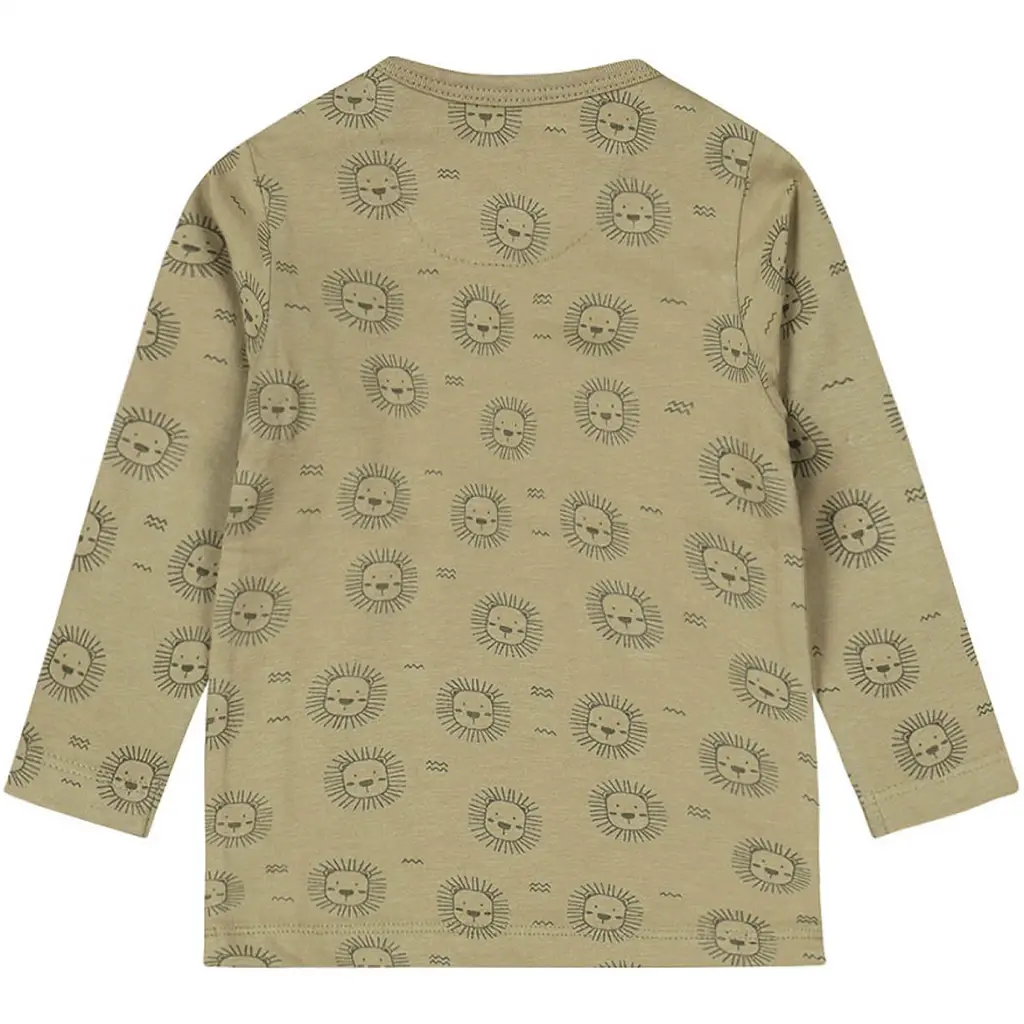 Longsleeve tijgertjes (faded green)