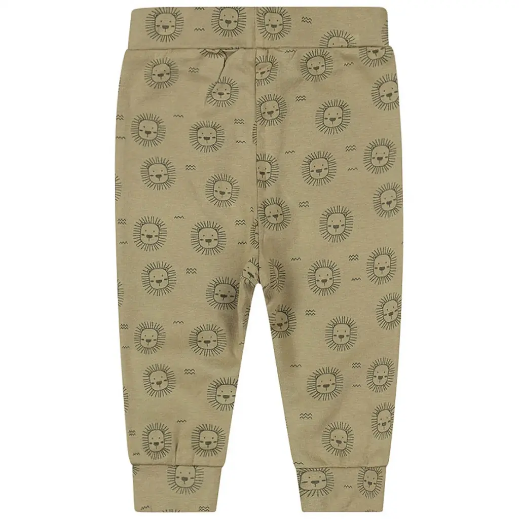 Joggingbroekje tijgertjes (faded green)