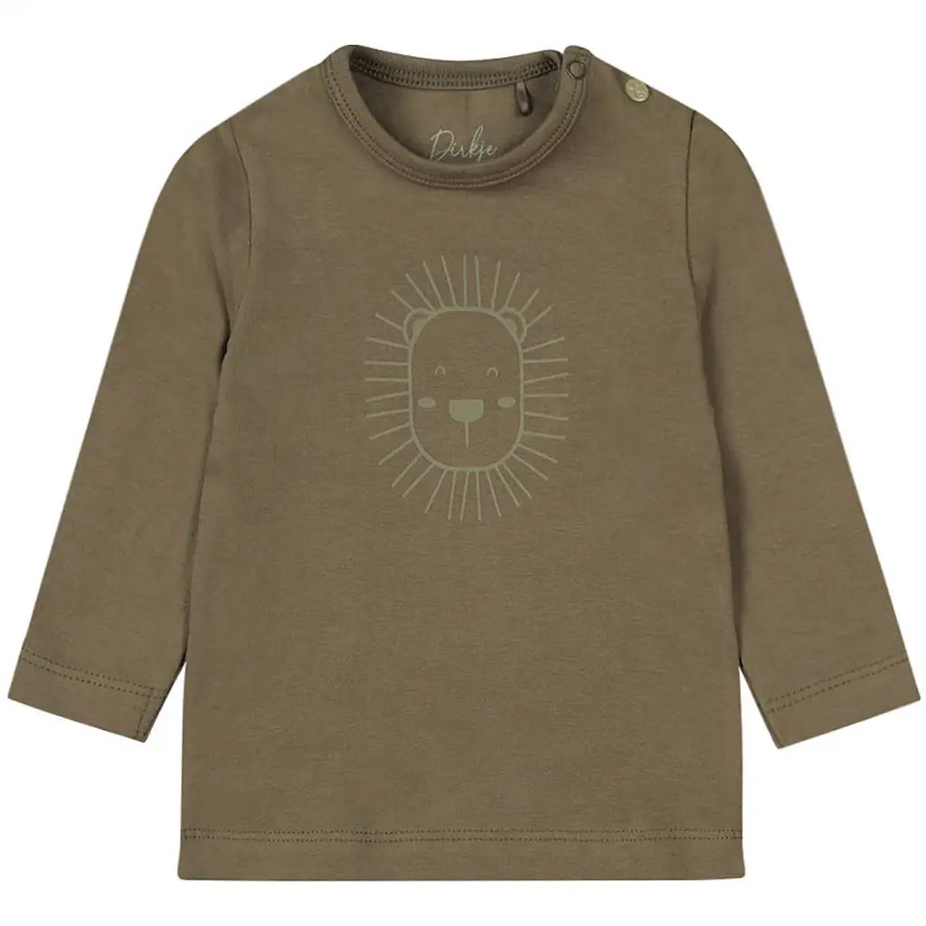 Longsleeve tijgertje (faded green)