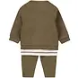 Dirkje Driedelig baby setje wafel (faded green)