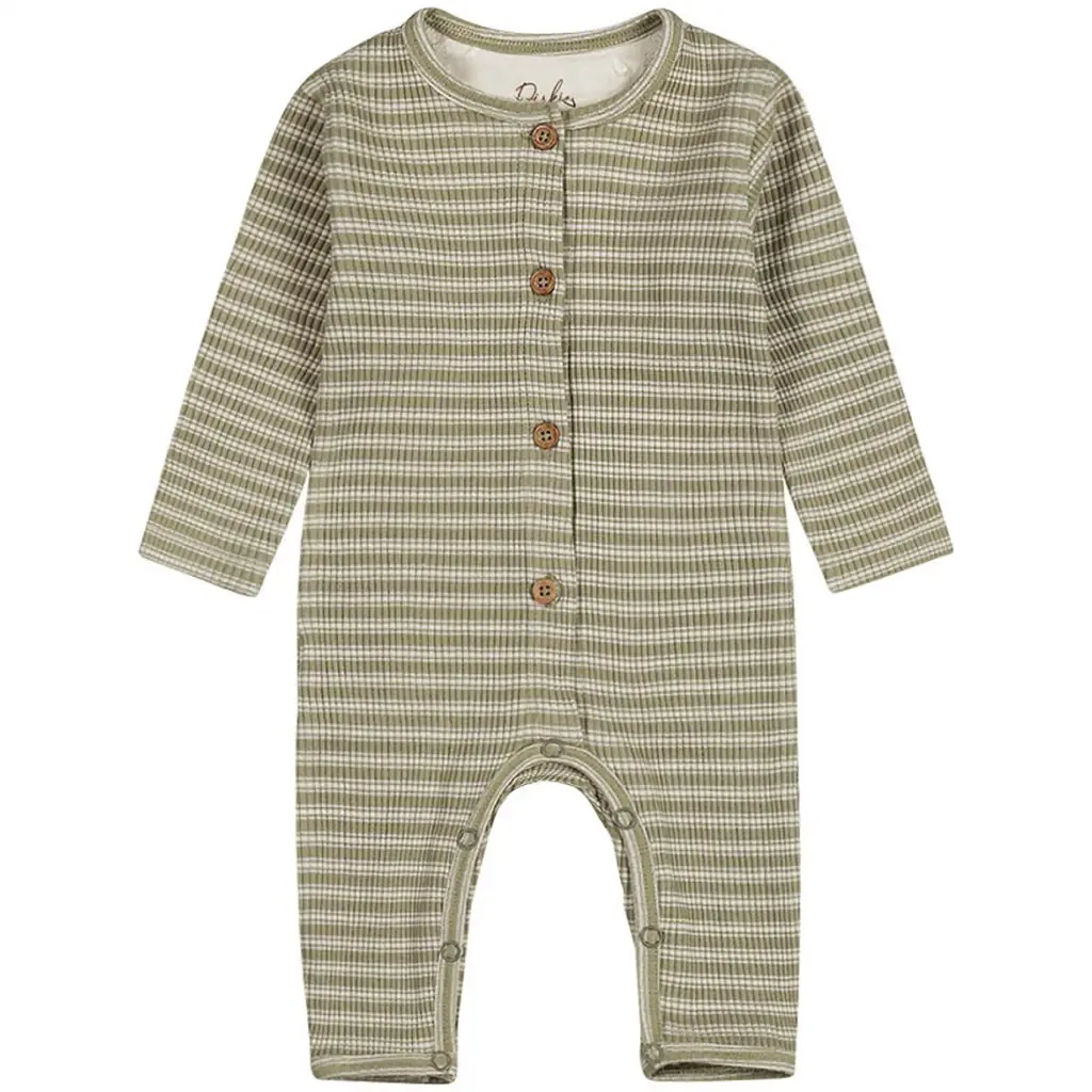 Boxpakje rib streepjes (lightfaded green)