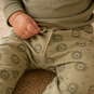 Dirkje Joggingbroekje tijgertjes (faded green)