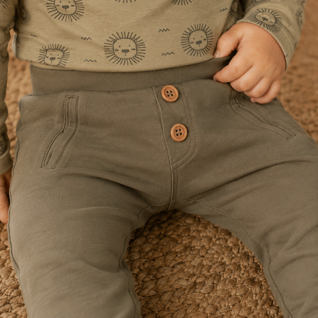 Joggingbroekje (faded green)