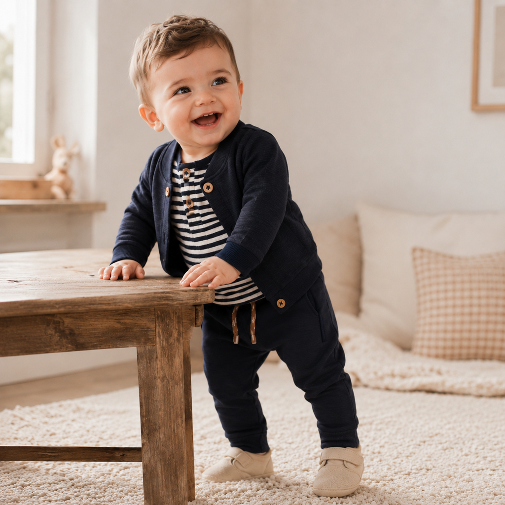 Vestje bomber ribbeltje (navy)
