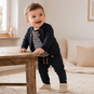 Dirkje Vestje bomber ribbeltje (navy)