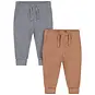 Dirkje Twee broekjes rib (faded blue/brown)