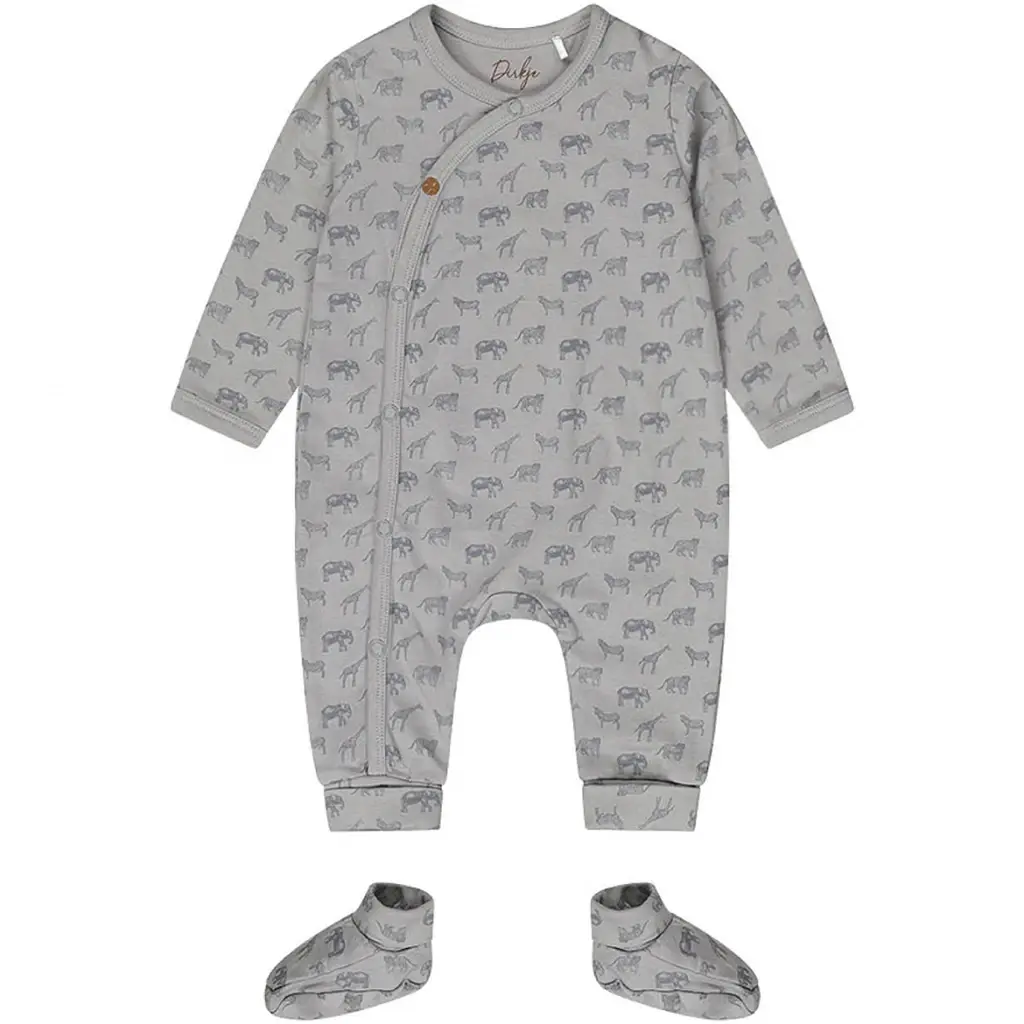 Boxpakje met slofjes (light faded blue)