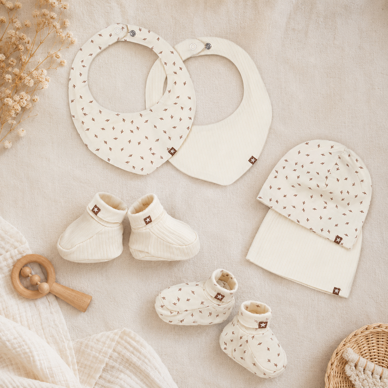 Zesdelige set accessoires (off-white)