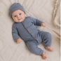 Dirkje Boxpakje met mutsje (faded blue)