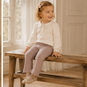 Mayoral Longsleeve polo met sierkraag (nat-champa)