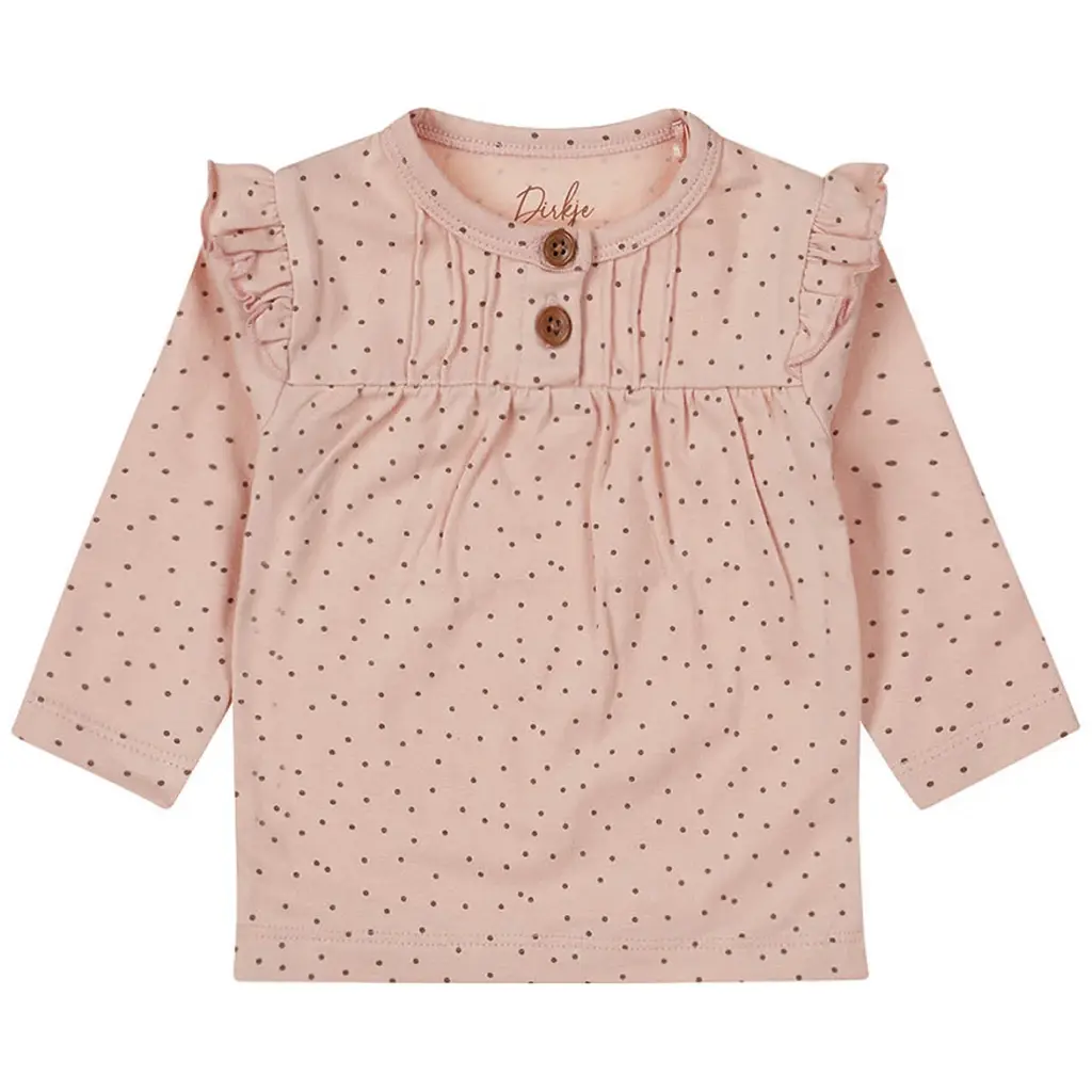 Longsleeve stipje (light dusty pink)