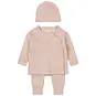 Dirkje Tweedelig setje rib (light dusty pink)