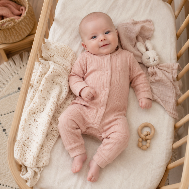 Boxpakje rib  (dusty pink)