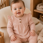 Dirkje Longsleeve stipje (light dusty pink)
